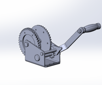 3D модель Лебедка ручная TOR LHW-1200 гп 0,5 т