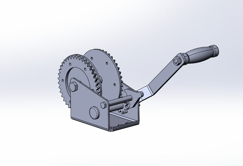 3D модель Лебедка ручная TOR LHW-1200 гп 0,5 т