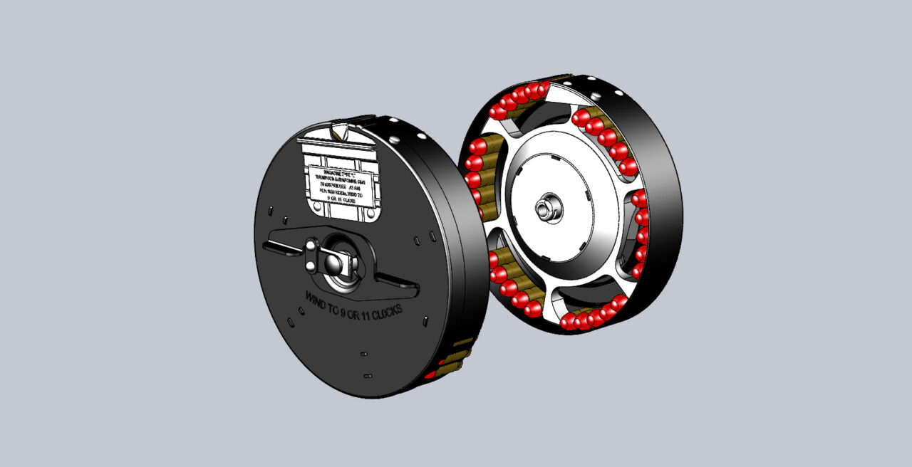 3D модель Магазин барабанного типа для пистолета пулемёта Томпсон.
