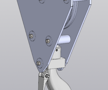 3D модель Крюковая подвеска Q=5т с однорогим крюком