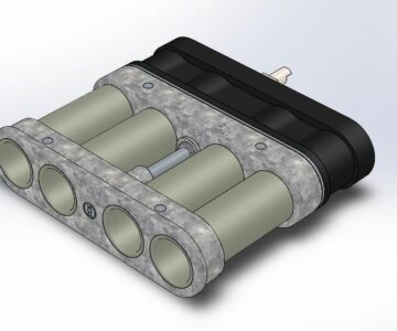 3D модель 3D модель касеты и карана ЭКСР-46