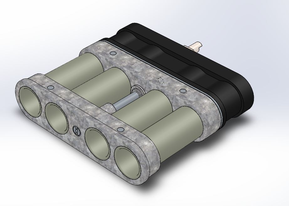 3D модель 3D модель касеты и карана ЭКСР-46