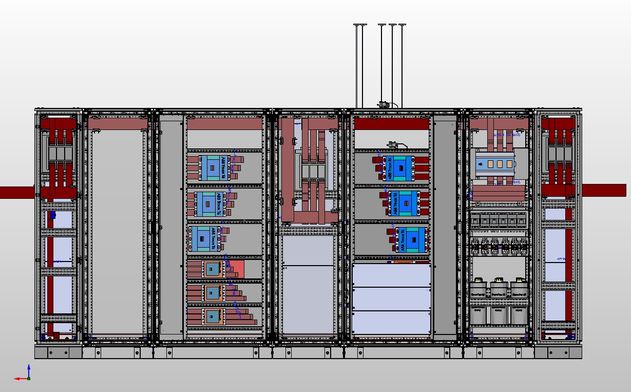 3D модель Грщ 1600А, Eplan Pro panel