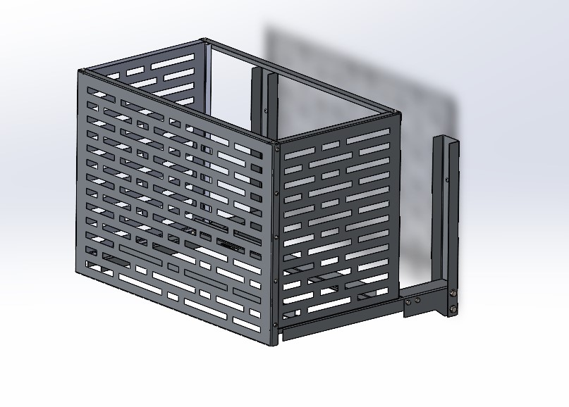 3D модель Наружный короб кондиционера