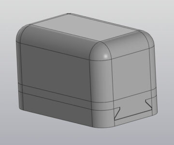 3D модель Корпус скрытого монтажа 68х42х43.4 мм