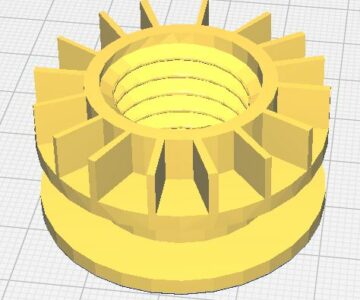 3D модель Кронштейн крепления бампера Мерседес W203