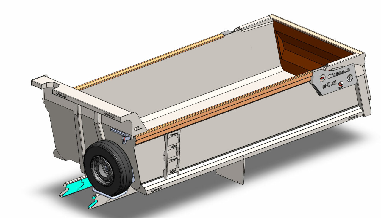 3D модель Кузов на RENAULT K520.32 8X4