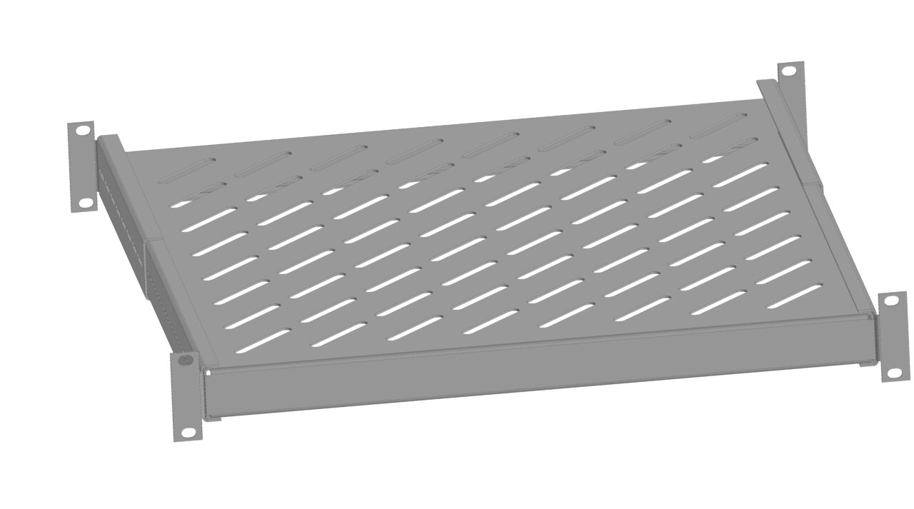 3D модель Полка 19" для монтажа в стойку