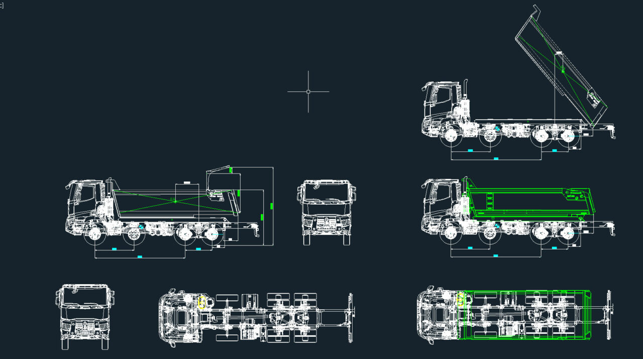 3D модель Кузов на RENAULT K520.32 8X4