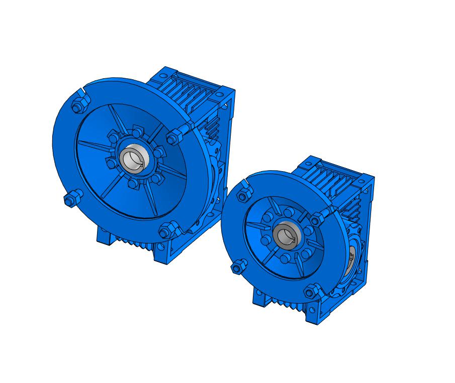 3D модель Редуктор NMRV 063(90B5) и NMRV 075(112)B5)