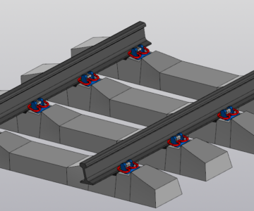 3D модель Скрепление АРС-4