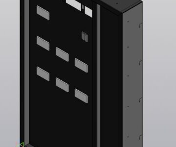 3D модель Щит этажный навесной 1150х700х140.