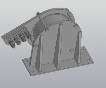 3D модель Механизм крепления неподвижной ветви талевого каната