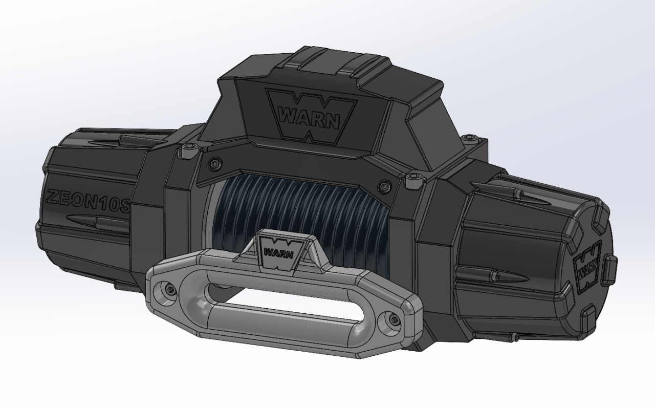 3D модель Лебедка Warn Zeon 10s