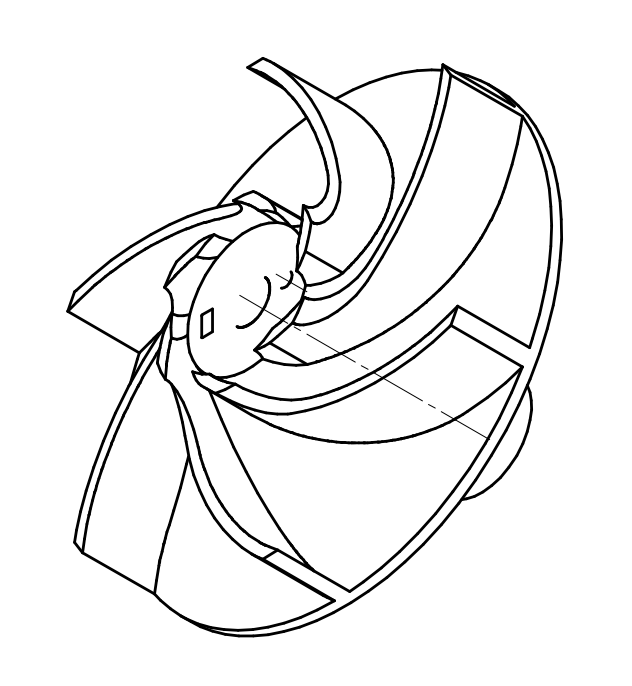3D модель Рабочее колесо насоса типа АВК