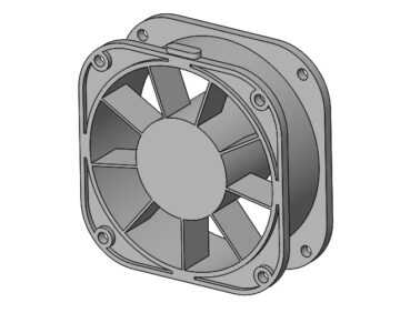 3D модель Вентилятор 1,25ЭВ-2,8-6-3270
