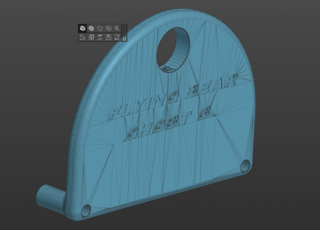 3D модель Держатель катушки для стойки на FBG6