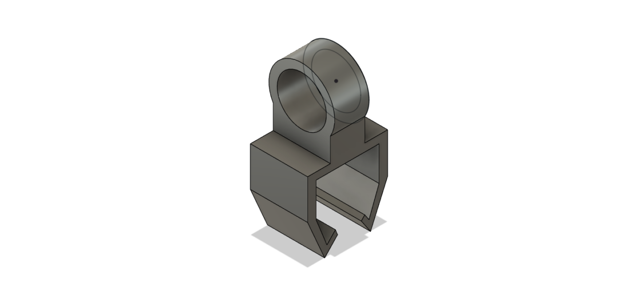 3D модель Крепление для гардины