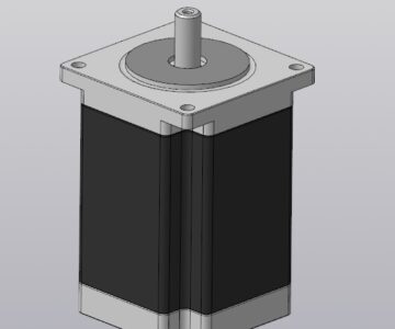 3D модель Шаговый двигатель ШГД79