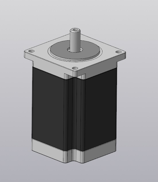 3D модель Шаговый двигатель ШГД79