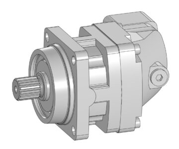 3D модель Гидромотор Parker: F12-060-MF-IV-D-000-0000-P0, F12-060-MF-IV-D-000-0000-P0, F12-060-MS-SV-S-000-0000-P0, F12-060-SF-CV-C-000-0000-P0