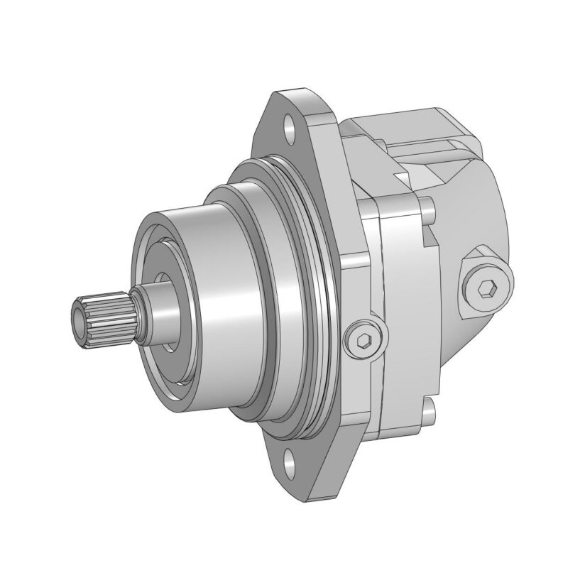 3D модель Гидромотор Parker: F12-060-MF-IV-D-000-0000-P0, F12-060-MF-IV-D-000-0000-P0, F12-060-MS-SV-S-000-0000-P0, F12-060-SF-CV-C-000-0000-P0