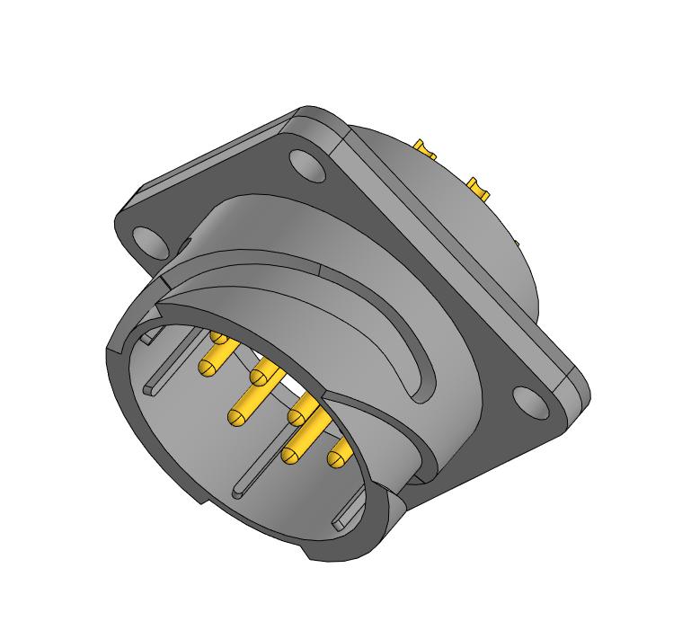 Чертеж Разъёмы FQ24-10zj; -6zj