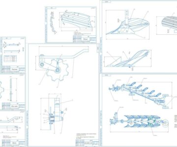 Чертеж «Проект усовершенствования комплекса машин для производства озимой пшеницы с усовершенствованием основной обработки почвы»