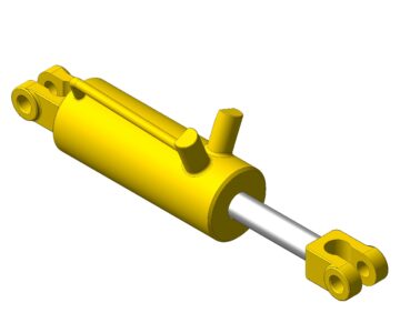 3D модель Гидроцилиндр ЦГ-100.40х200.01