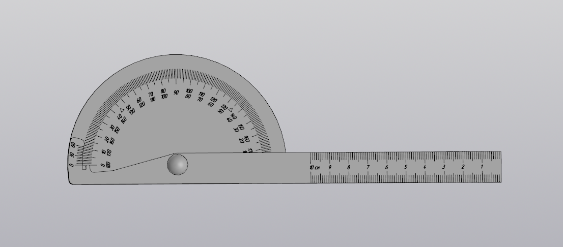 3D модель Угломер