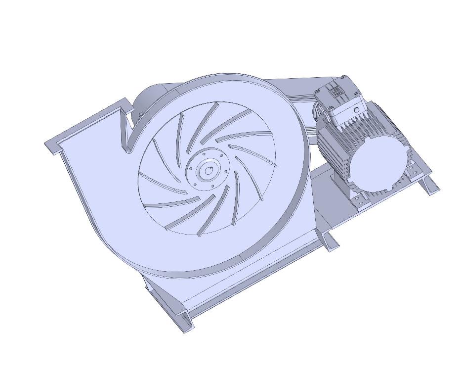 3D модель Вентилятор центробежный 20000-25000 м3/ч