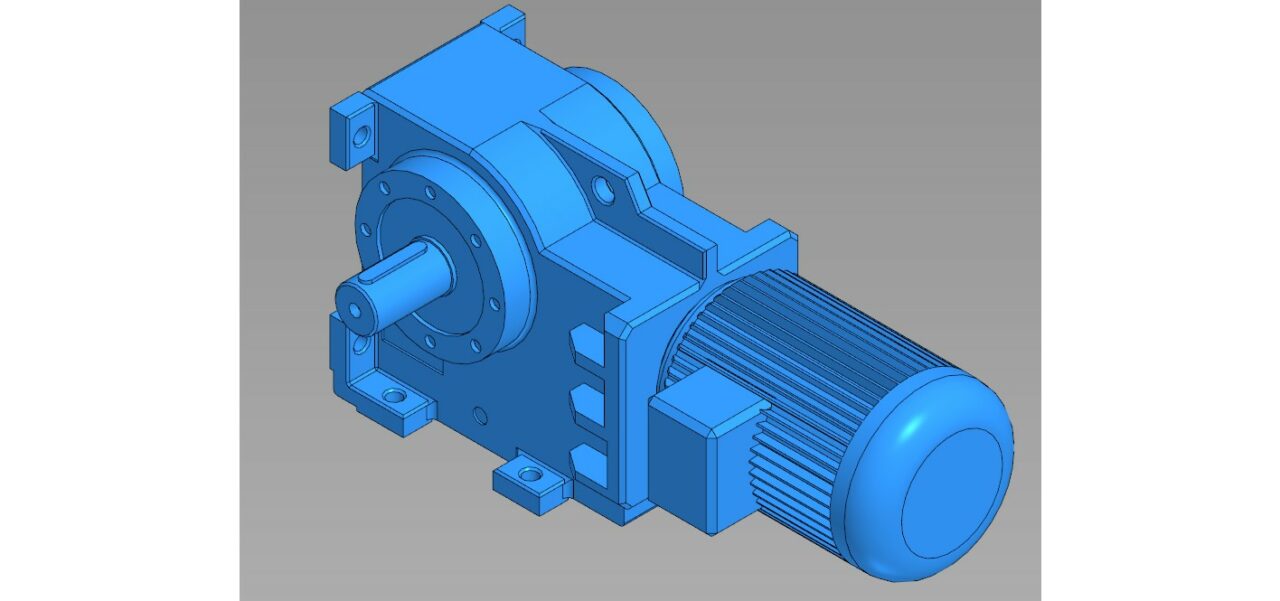 3D модель Мотор-редуктор Flender K188