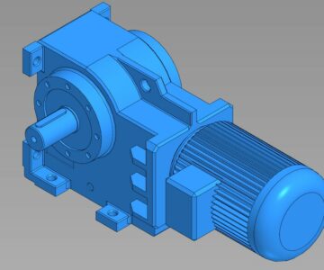 3D модель Мотор-редуктор Flender K188