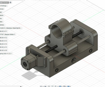 3D модель Линейный привод для шпинделя станка с ЧПУ