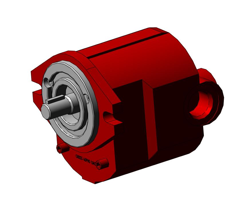 3D модель Насос шестеренный CROSS 40PH18DACSC