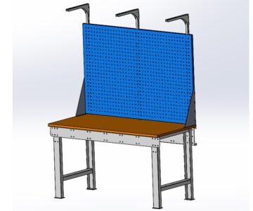 3D модель Верстак 1500х700х2050