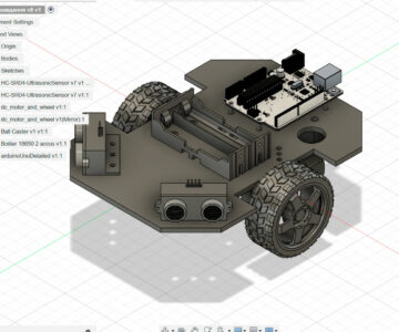 3D модель Мобильная платформа на arduino