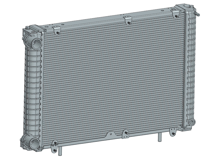3D модель Радиатор Газель Бизнес