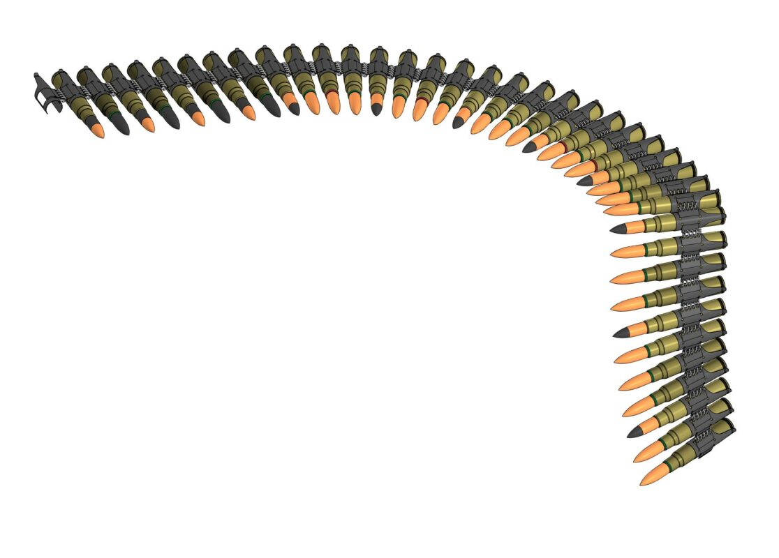 3D модель Лента для немецких пулеметов MG34/MG42