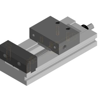 3D модель Швейцарские прецизионные тиски Fribosa