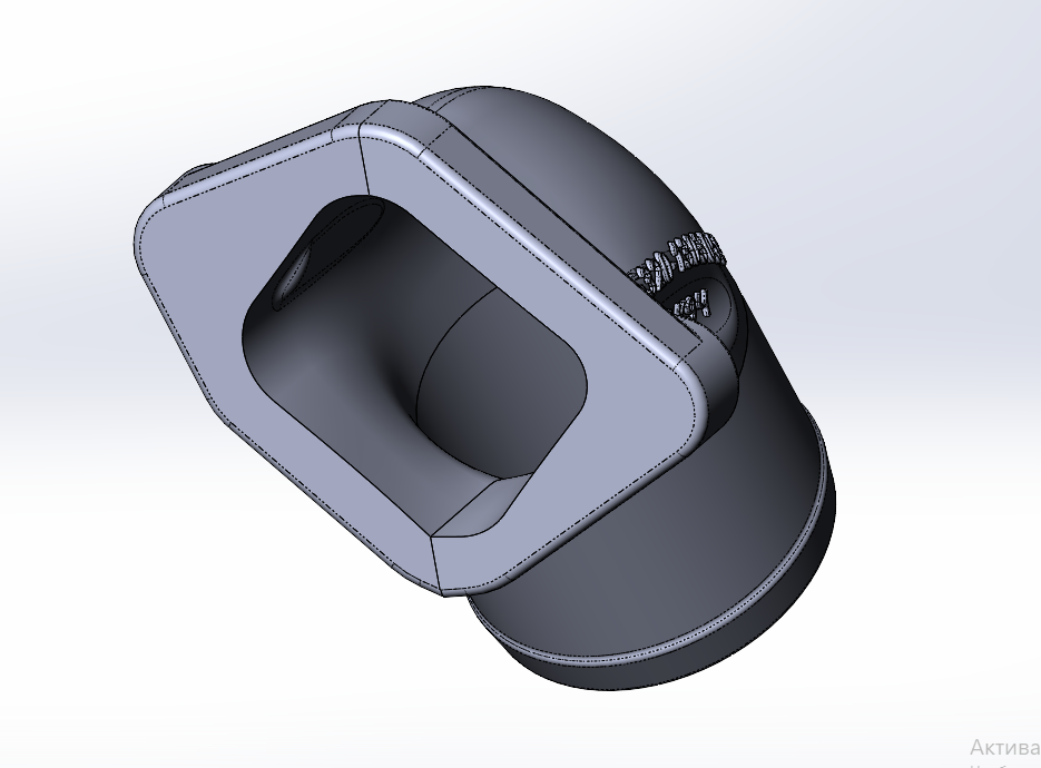 3D модель Патрубок помпы с каталожным номером 5320-1303058 для КамАЗ 5320