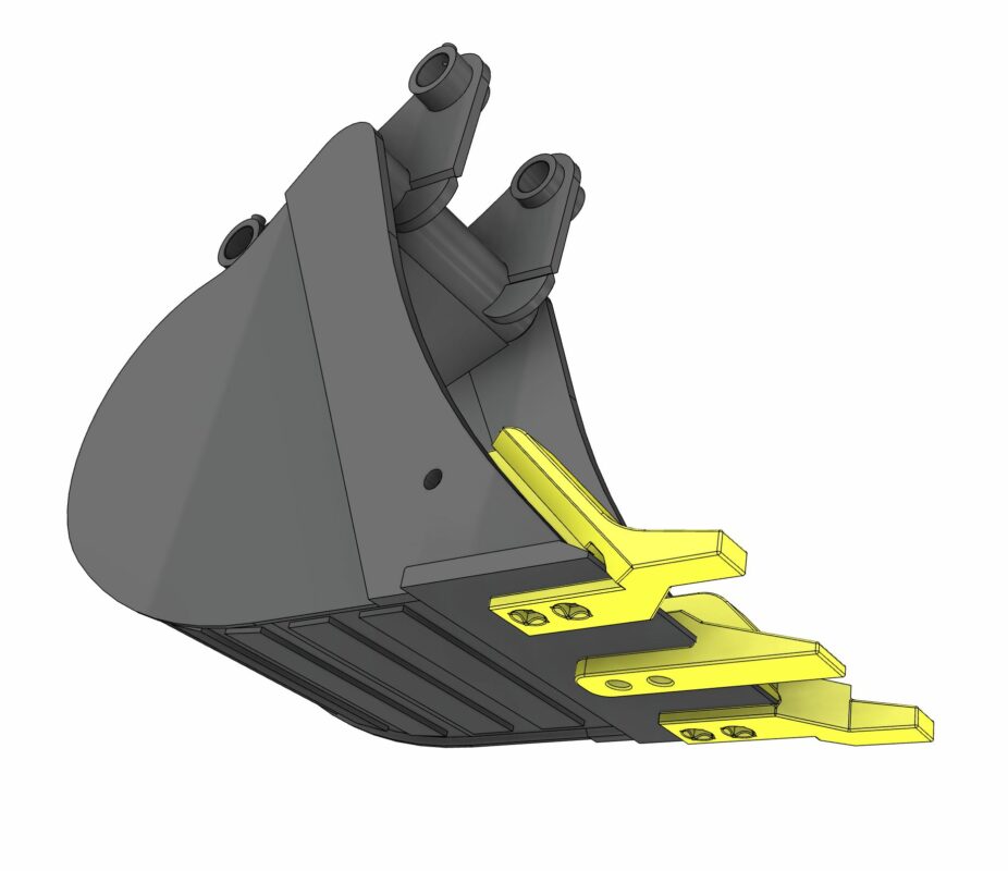 3D модель 3D Модель ковша JCB 400мм