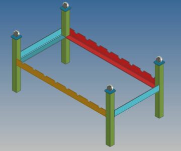 3D модель Полумангал 640х350х330 мм