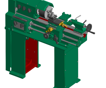 3D модель Станок токарно-винторезный ТВ-6 (школьник)