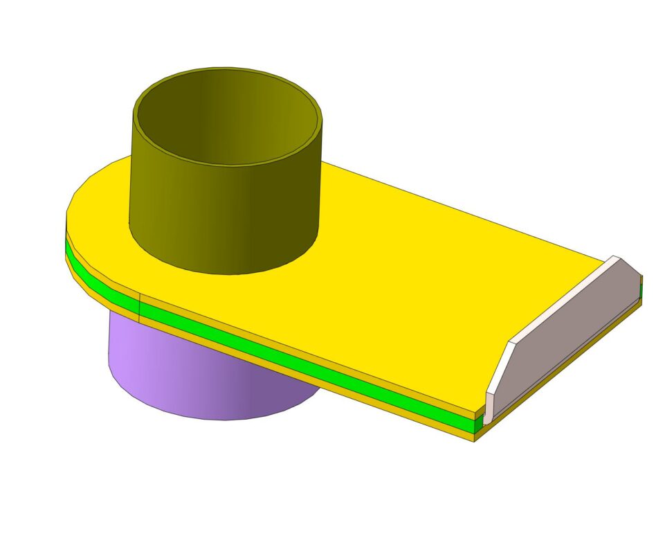 3D модель Заслонка для банной печи