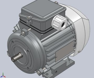 3D модель Электродвигатель 4ААМ56А2У3