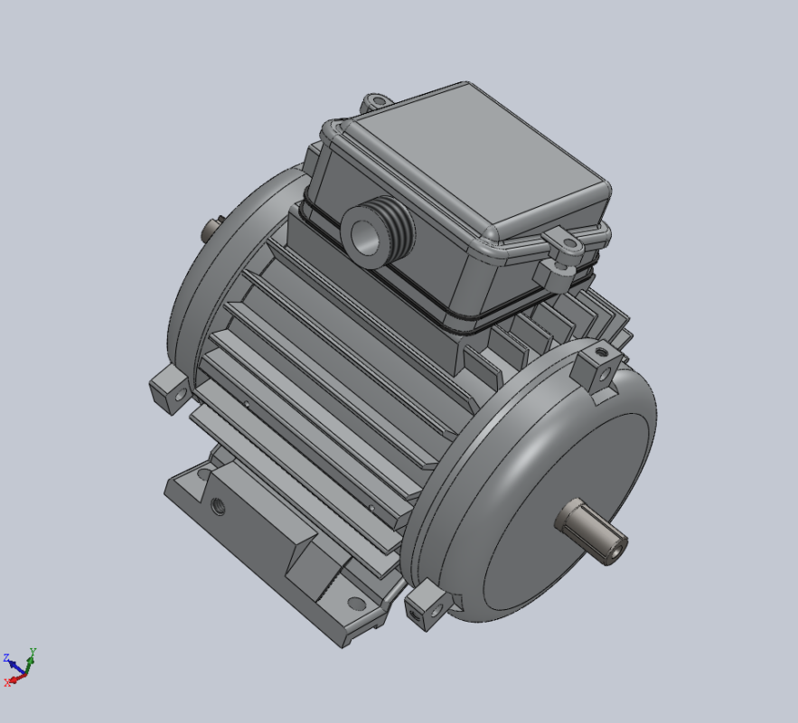 3D модель Электродвигатель 4ААМ56А2У3