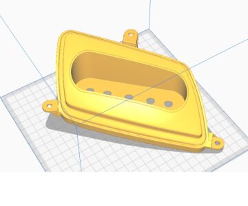 3D модель Переходник накладка для задняей оптики stels dinli 600