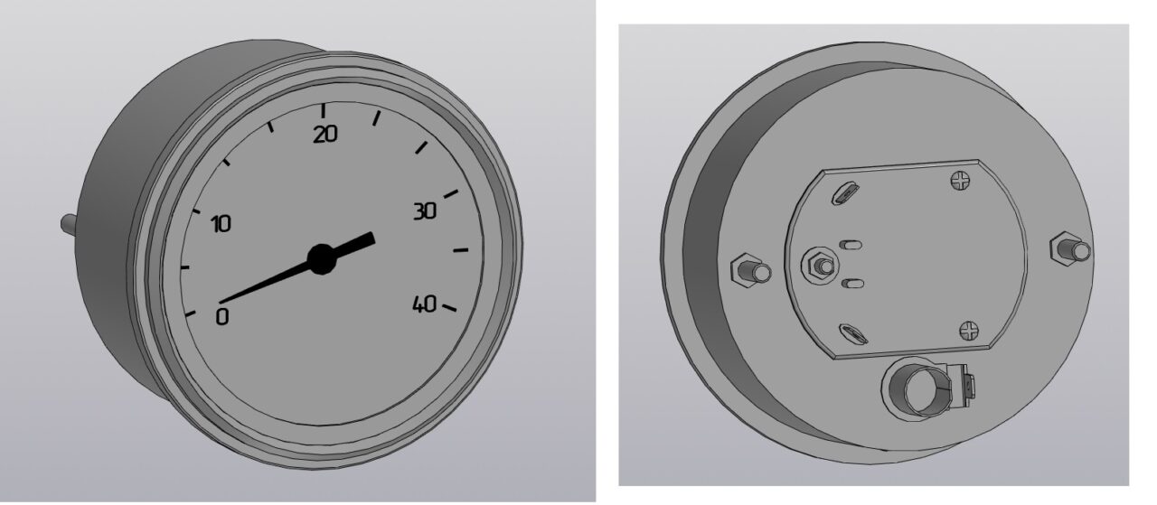 3D модель Тахометр 251.3813