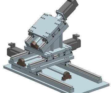 3D модель 3D модель трехкоординатного суппорта станка типа токарный обрабатывающий центр